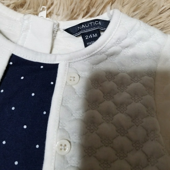 Nautica Baby Girl's Polka Dot Dress - Picture 6 of 8